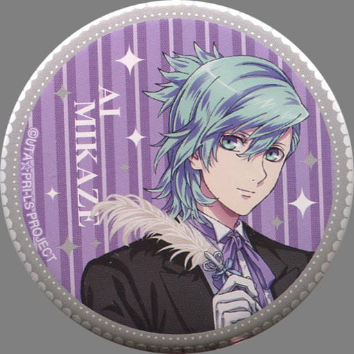 Ai Mikaze Uta no Prince Sama Maji Love Legend Star X Animatecafe Trading Tin Badge Can Badge [USED]