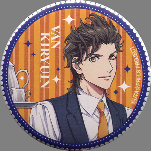 Van Kiryuin Uta no Prince Sama Maji Love Legend Star X Animatecafe Trading Tin Badge Can Badge [USED]