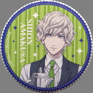 Shion Amakusa Uta no Prince Sama Maji Love Legend Star X Animatecafe Trading Tin Badge Can Badge [USED]