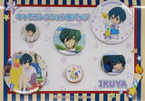 Kirishima Ikuya Birthday Surprise! Character Collection Tin Badge 6 Set High Speed! Free! Starting Days Kyoto Animation Shop Limited Can Badge [USED]