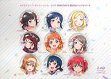 Aqours Limited Can Badge Set 9 Set Love Live! Sunshine !! C92 & C3AFA TOKYO 2017 Goods Can Badge [USED]