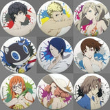 All 9 Types Set Persona 5 the Animation -THE DAY BREAKERS- Special Event Pure Cafe Leblanc Attic Strategy Conference Trading Can Badge Can Badge [USED]