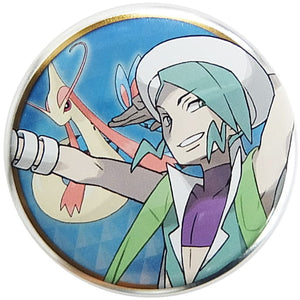 Wallace & Milotic Pokemon Can Badge Collection -Hoen Version B- Pokemon Center Limited Can Badge [USED]