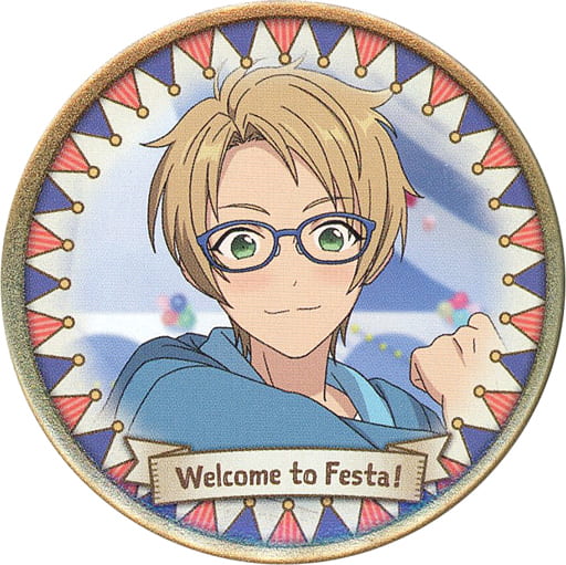 Makoto Yuuki Ensemble Stars! Welcome to Festa Character Badge Collection Can Badge [USED]