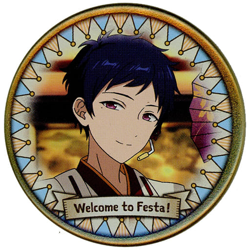 Yuzuru Fushimi Ensemble Stars! Welcome to Festa Character Badge Collection Can Badge [USED]