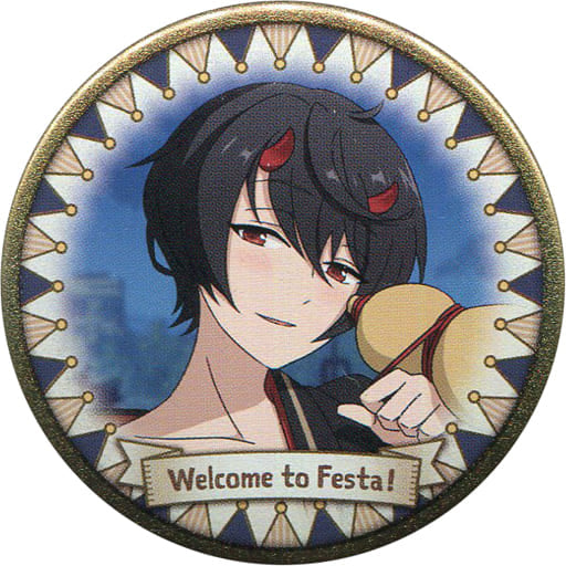 Ritsu Sakuma Ensemble Stars! Welcome to Festa Character Badge Collection Can Badge [USED]