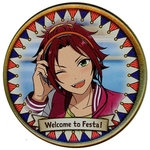 Mao Isara Ensemble Stars! Welcome to Festa Character Badge Collection Can Badge [USED]