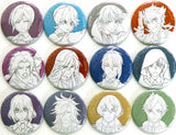 Tsurumaru Kuninaga Katsugeki Touken Ranbu Line Drawing Badge Wrapping Store Limited Edition All 12 Types Set FamilyMart Can Badge [USED]