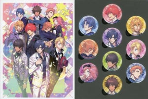 Otoya Ittoki , etc. Uta no Prince Sama Amazing Aria Sweet Serenade LOVE Can Badge with Original Binder Set of 10 Premium Princess Box Included Benefits Can Badge [USED]