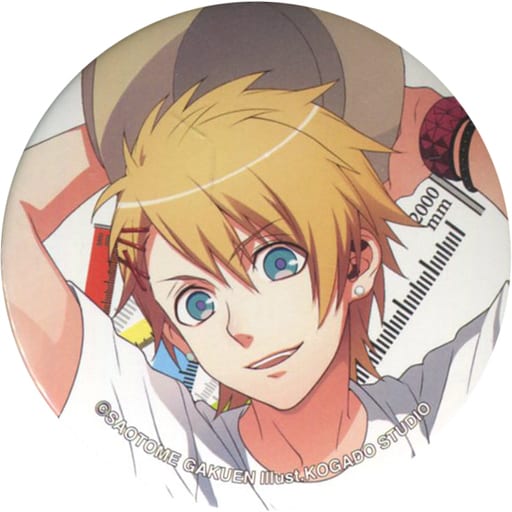 Sho Kurusu Uta no Prince Sama Trading Tin Badge Idol Produce T-Shirt Ver. Can Badge [USED]