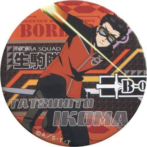 Tatsuhito Ikoma World Trigger Dodeka Can Badge Class B Rank Battle Round6&7 Border Ikebukuro P'Parco 3rd Branch Limited Can Badge [USED]