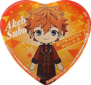 Subaru Akehoshi 2017 Scout! Salon de The Ensemble Stars! Yumenosaki Event Collection Can Badge Vol.1 Can Badge [USED]