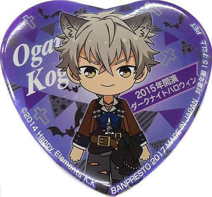 Koga Oogami Opening in 2015 Dark Night Halloween Ensemble Stars! Yumenosaki Event Collection Can Badge Vol.1 Can Badge [USED]