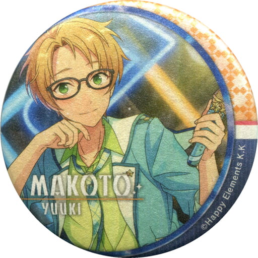 Makoto Yuuki Ensemble Stars! Character Badge Collection Reminiscence B Can Badge [USED]
