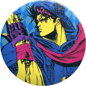 Jonathan Joestar Blue x Pink x Yellow JoJo's Bizarre Adventure Collection Can Badge 50th Anniversary Weekly Shonen Jump Exhibition VOL.1 Goods Can Badge [USED]