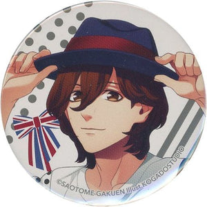 Reiji Kotobuki Uta no Prince Sama Trading Tin Badge Idol Produce Couple Look T-Shirt Ver. Can Badge [USED]