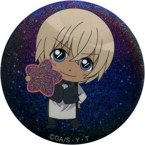 Amuro Toru Deformed Illustration Detective Conan Trading Hologram Can Badge Animate Girls Festival 2017 Goods Can Badge [USED]