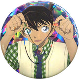 Kudo Shinichi Life Illustration Detective Conan Trading Hologram Can Badge Animate Girls Festival 2017 Goods Can Badge [USED]