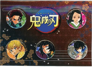 Tanjiro Kamado , etc. Demon Slayer: Kimetsu no Yaiba 5 Piece Set Jump Festa 2018 Goods 5 Piece Set Can Badge [USED]