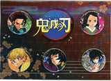 Tanjiro Kamado , etc. Demon Slayer: Kimetsu no Yaiba 5 Piece Set Jump Festa 2018 Goods 5 Piece Set Can Badge [USED]