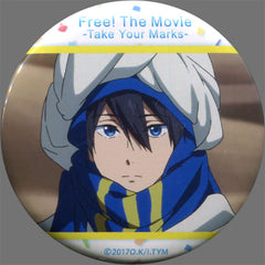 Haruka Nanase Free! Take Your Marks Best Scene Can Badge Collection! C93 Limited Can Badge [USED]
