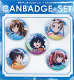 Rikka Takanashi, etc. Love, Chunibyo & Other Delusions Take On Me Key Visual Can Badge Set Theater Limited Set of 5 Can Badge [USED]