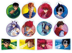 Yusuke Urameshi, etc. Yu Yu Hakusho Trading Acrylic Badge All 12 Types Set Badge [USED]