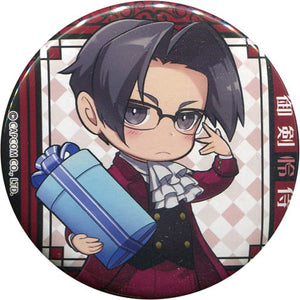 Mitsurugi Reiji Ace Attorney Trading Can Batch Attraction Festa in Tokyo Tower Goods Can Badge [USED]