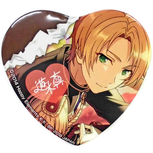 Makoto Yuuki Trickstar Ensemble Stars! Amusement Ichiban Cafe Munekyun! Chocolat Party♪ Heart Shaped Can Badge Part1 Can Badge [USED]