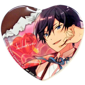 Hokuto Hidaka Trickstar Ensemble Stars! Amusement Ichiban Cafe Munekyun! Chocolat Party♪ Heart Shaped Can Badge Part1 Can Badge [USED]