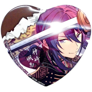 Souma Kanzaki Akatsuki Ensemble Stars! Amusement Ichiban Cafe Munekyun! Chocolat Party♪ Heart Shaped Can Badge Part1 Can Badge [USED]