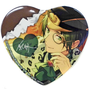 Keito Hasumi Akatsuki Ensemble Stars! Amusement Ichiban Cafe Munekyun! Chocolat Party♪ Heart Shaped Can Badge Part1 Can Badge [USED]