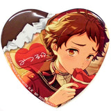 Mitsuru Tenma Ra*bits Ensemble Stars! Amusement Ichiban Cafe Munekyun! Chocolat Party♪ Heart Shaped Can Badge Part1 Can Badge [USED]