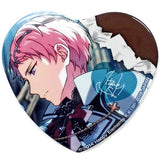 Shu Itsuki Valkyrie Ensemble Stars! Amusement Ichiban Cafe Munekyun! Chocolat Party♪ Heart Shaped Can Badge Part1 Can Badge [USED]