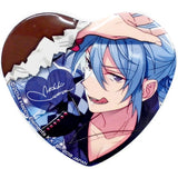 Wataru Hibiki fine Ensemble Stars! Amusement Ichiban Cafe Munekyun! Chocolat Party♪ Heart Shaped Can Badge PART2 Can Badge [USED]