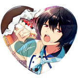 Ritsu Sakuma Knights Ensemble Stars! Amusement Ichiban Cafe Munekyun! Chocolat Party♪ Heart Shaped Can Badge PART2 Can Badge [USED]