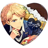 Arashi Narukami Knights Ensemble Stars! Amusement Ichiban Cafe Munekyun! Chocolat Party♪ Heart Shaped Can Badge PART2 Can Badge [USED]