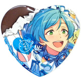 Kanata Shikai Ryuuseitai Ensemble Stars! Amusement Ichiban Cafe Munekyun! Chocolat Party♪ Heart Shaped Can Badge PART2 Can Badge [USED]