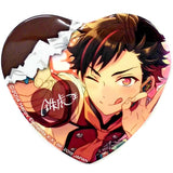 Tetora Nagumo Ryuuseitai Ensemble Stars! Amusement Ichiban Cafe Munekyun! Chocolat Party♪ Heart Shaped Can Badge PART2 Can Badge [USED]