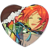 Yuuta Aoi 2wink Ensemble Stars! Amusement Ichiban Cafe Munekyun! Chocolat Party♪ Heart Shaped Can Badge PART2 Can Badge [USED]