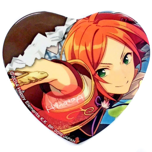 Hinata Aoi 2wink Ensemble Stars! Amusement Ichiban Cafe Munekyun! Chocolat Party♪ Heart Shaped Can Badge PART2 Can Badge [USED]