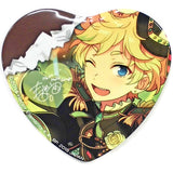 Sora Harukawa Switch Ensemble Stars! Amusement Ichiban Cafe Munekyun! Chocolat Party♪ Heart Shaped Can Badge PART2 Can Badge [USED]