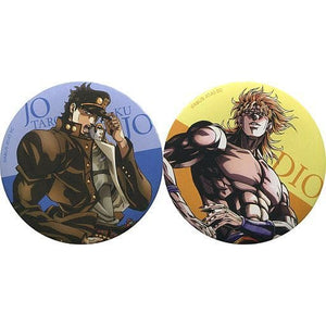 Kujo Jotaro & DIO Can Badge Set 2 Set Invitation from DIO's House -JoJo's Bizarre Adventure in J-WORLD TOKYO- Can Badge [USED]