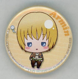 Armin Arlert Original Can Badge 3DS Soft Attack on Titan: Escape from Certain Death Impression Tweet Campaign Winning Item Single Item Can Badge [USED]