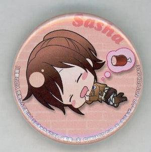 Sasha Blouse Original Can Badge 3DS Soft Attack on Titan: Escape from Certain Death Impression Tweet Campaign Winning Item Single Item Can Badge [USED]