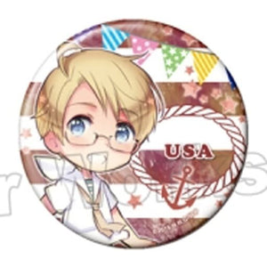 America Hetalia The World Twinkle Tin Badge Collection Can Badge [USED]