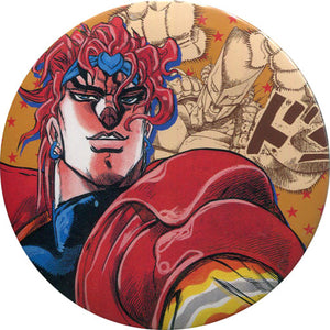 DIO Red Stardust Crusaders Collection Tin Badge 50th Anniversary Weekly Shonen Jump Exhibition VOL.2 Goods Can Badge [USED]