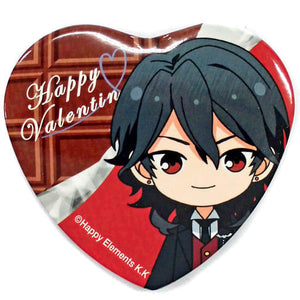 Rei Sakuma Ensemble Stars! Heart Can Badge Group A Valentine Marukaku Kan Badge 2018 Ver. Can Badge [USED]