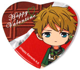 Midori Takamine Ensemble Stars! Heart Can Badge Group A Valentine Marukaku Kan Badge 2018 Ver. Can Badge [USED]