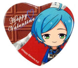 Kanata Shikai Ensemble Stars! Heart Can Badge Group A Valentine Marukaku Kan Badge 2018 Ver. Can Badge [USED]